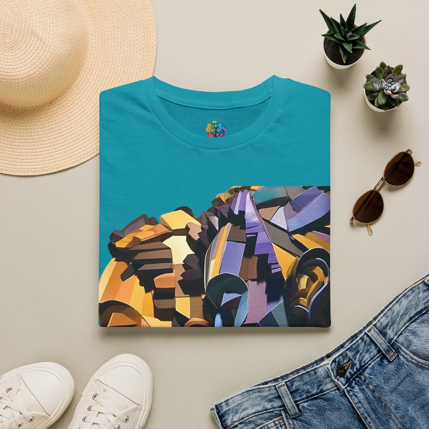 CARVED FACES SOFTSTYLE T-SHIRT UNISEX