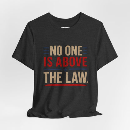 No One Is Above The Law - Premium Opinion Tee