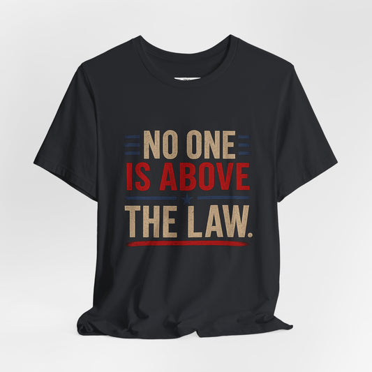 No One Is Above The Law - Premium Opinion Tee